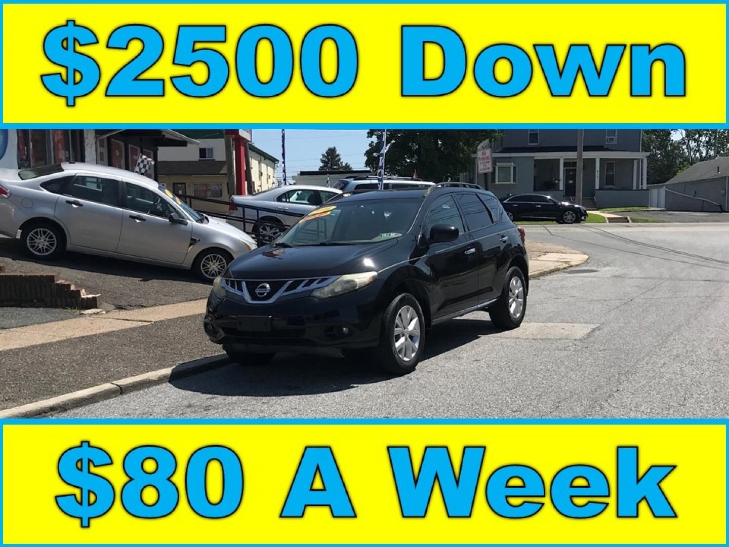 2014 Black /Tan Nissan Murano SL AWD (JN8AZ1MW5EW) with an 3.5L V6 DOHC 24V engine, Continuously Variable Transmission transmission, located at 577 Chester Pike, Prospect Park, PA, 19076, (610) 237-1015, 39.886154, -75.302338 - Photo#0